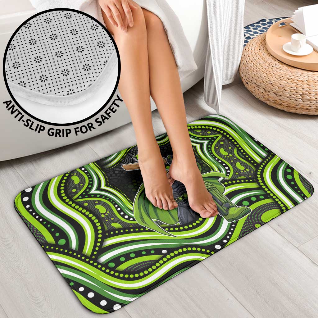 Sydney Thunder Cricket Bathroom Set Australian Cricket Mascot - Modern Indigenous Style