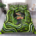 Sydney Thunder Cricket Bedding Set Australian Cricket Mascot - Modern Indigenous Style