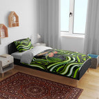 Sydney Thunder Cricket Bedding Set Australian Cricket Mascot - Modern Indigenous Style