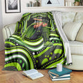 Sydney Thunder Cricket Blanket Australian Cricket Mascot - Modern Indigenous Style