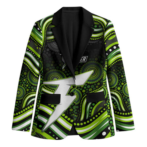 Sydney Thunder Cricket Blazer Australian Cricket Mascot - Modern Indigenous Style