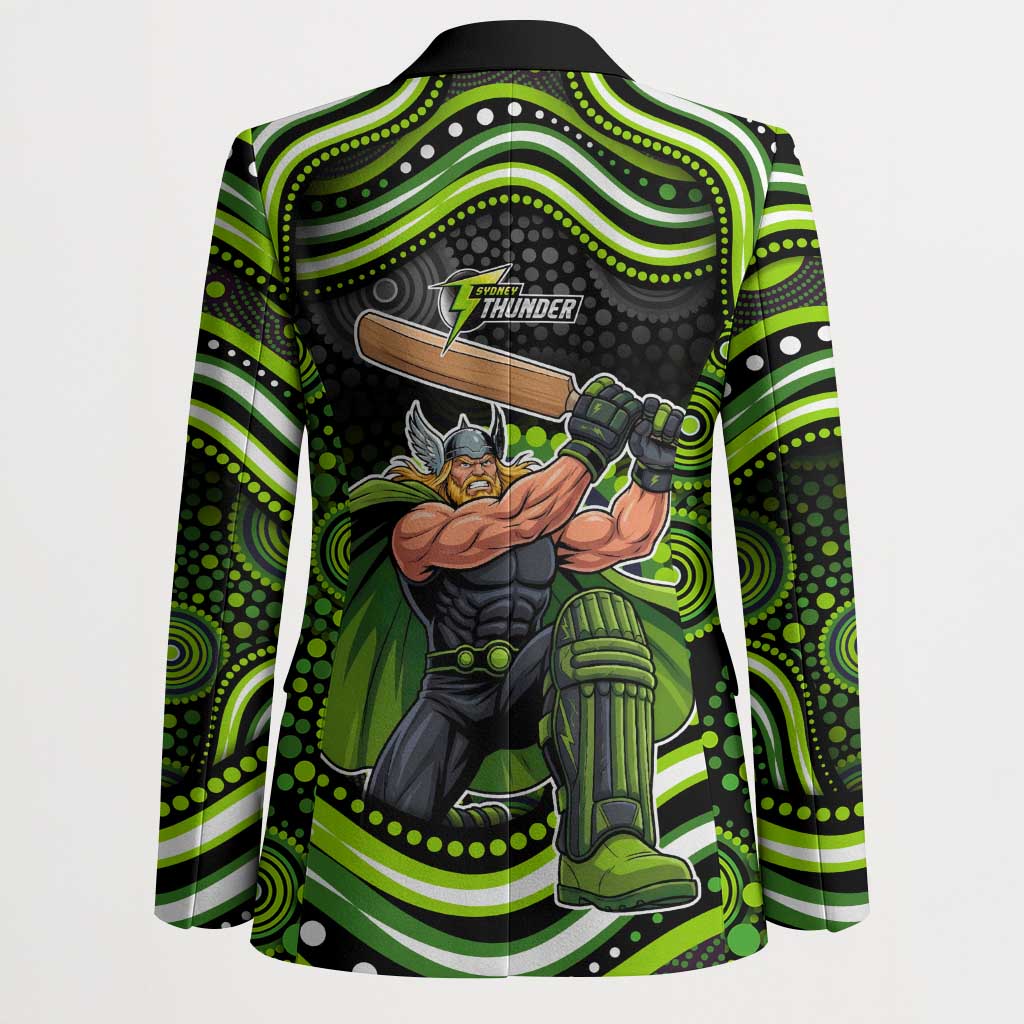 Sydney Thunder Cricket Blazer Australian Cricket Mascot - Modern Indigenous Style