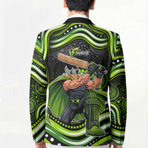 Sydney Thunder Cricket Blazer Australian Cricket Mascot - Modern Indigenous Style