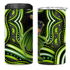 Sydney Thunder Cricket 4 in 1 Can Cooler Tumbler Australian Cricket Mascot - Modern Indigenous Style