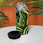 Sydney Thunder Cricket 4 in 1 Can Cooler Tumbler Australian Cricket Mascot - Modern Indigenous Style