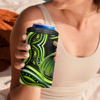 Sydney Thunder Cricket 4 in 1 Can Cooler Tumbler Australian Cricket Mascot - Modern Indigenous Style