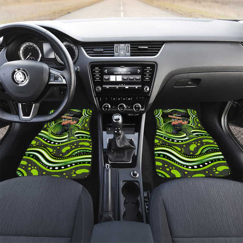 Sydney Thunder Cricket Car Mats Australian Cricket Mascot - Modern Indigenous Style