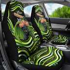 Sydney Thunder Cricket Car Seat Cover Australian Cricket Mascot - Modern Indigenous Style