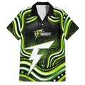 Sydney Thunder Cricket Family Matching Mermaid Dress and Hawaiian Shirt Australian Cricket Mascot - Modern Indigenous Style