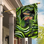 Sydney Thunder Cricket Garden Flag Australian Cricket Mascot - Modern Indigenous Style
