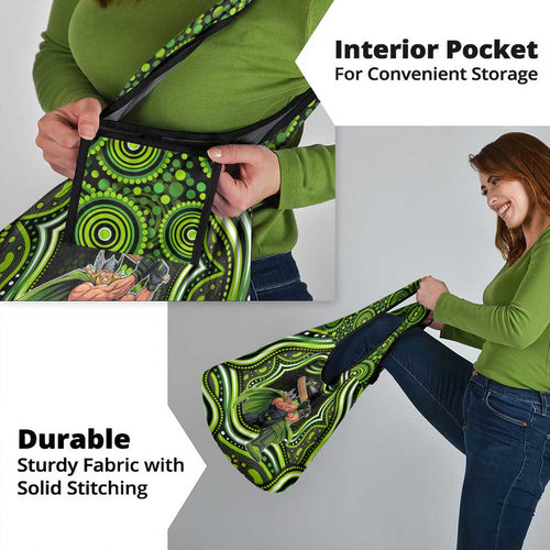 Sydney Thunder Cricket Grocery Bag Australian Cricket Mascot - Modern Indigenous Style