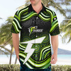 Sydney Thunder Cricket Hawaiian Shirt Australian Cricket Mascot - Modern Indigenous Style