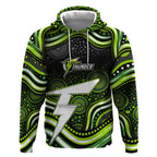 Sydney Thunder Cricket Hoodie Australian Cricket Mascot - Modern Indigenous Style