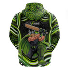 Sydney Thunder Cricket Hoodie Australian Cricket Mascot - Modern Indigenous Style