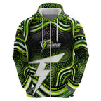 Sydney Thunder Cricket Hoodie Australian Cricket Mascot - Modern Indigenous Style
