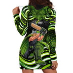 Sydney Thunder Cricket Hoodie Dress Australian Cricket Mascot - Modern Indigenous Style