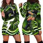 Sydney Thunder Cricket Hoodie Dress Australian Cricket Mascot - Modern Indigenous Style