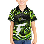 Sydney Thunder Cricket Kid Hawaiian Shirt Australian Cricket Mascot - Modern Indigenous Style