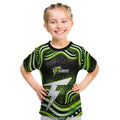 Sydney Thunder Cricket Kid T Shirt Australian Cricket Mascot - Modern Indigenous Style