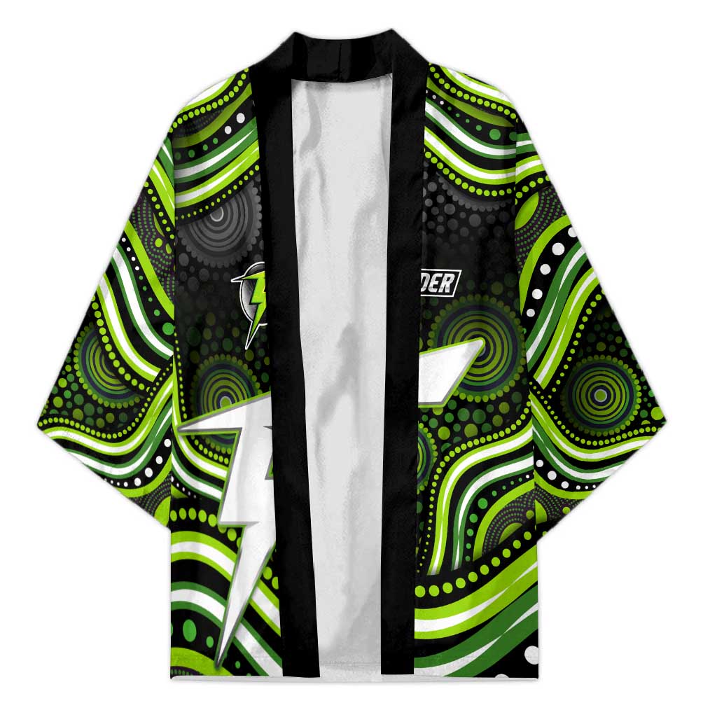 Sydney Thunder Cricket Kimono Australian Cricket Mascot - Modern Indigenous Style