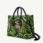 Sydney Thunder Cricket Leather Bag Australian Cricket Mascot - Modern Indigenous Style