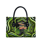Sydney Thunder Cricket Leather Bag Australian Cricket Mascot - Modern Indigenous Style