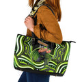 Sydney Thunder Cricket Leather Tote Bag Australian Cricket Mascot - Modern Indigenous Style