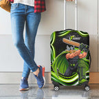 Sydney Thunder Cricket Luggage Cover Australian Cricket Mascot - Modern Indigenous Style
