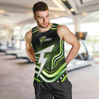 Sydney Thunder Cricket Men Tank Top Australian Cricket Mascot - Modern Indigenous Style