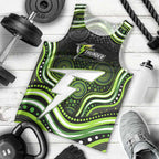 Sydney Thunder Cricket Men Tank Top Australian Cricket Mascot - Modern Indigenous Style