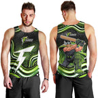 Sydney Thunder Cricket Men Tank Top Australian Cricket Mascot - Modern Indigenous Style