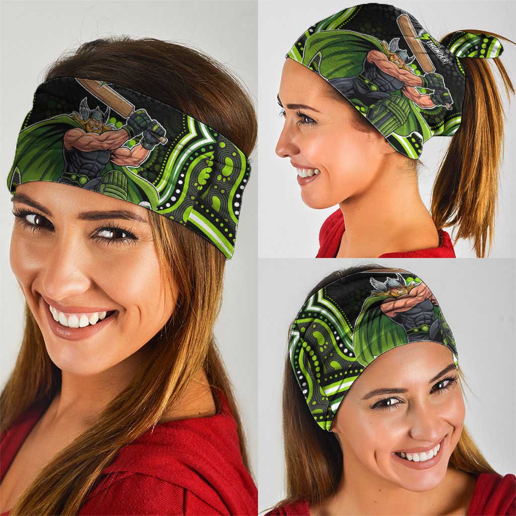Sydney Thunder Cricket Neck Gaiter Australian Cricket Mascot - Modern Indigenous Style