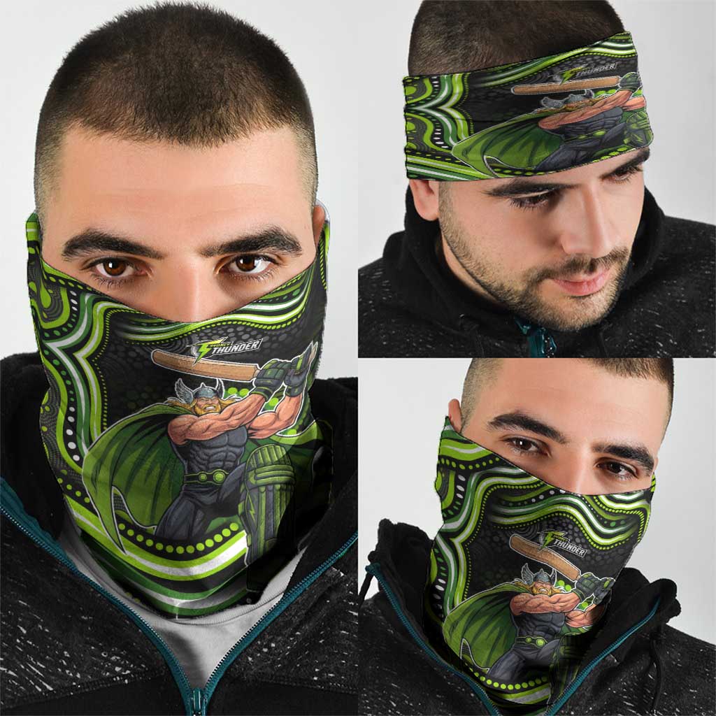 Sydney Thunder Cricket Neck Gaiter Australian Cricket Mascot - Modern Indigenous Style