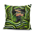 Sydney Thunder Cricket Pillow Cover Australian Cricket Mascot - Modern Indigenous Style
