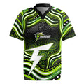 Sydney Thunder Cricket Rugby Jersey Australian Cricket Mascot - Modern Indigenous Style