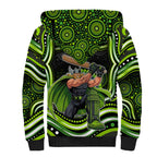 Sydney Thunder Cricket Sherpa Hoodie Australian Cricket Mascot - Modern Indigenous Style