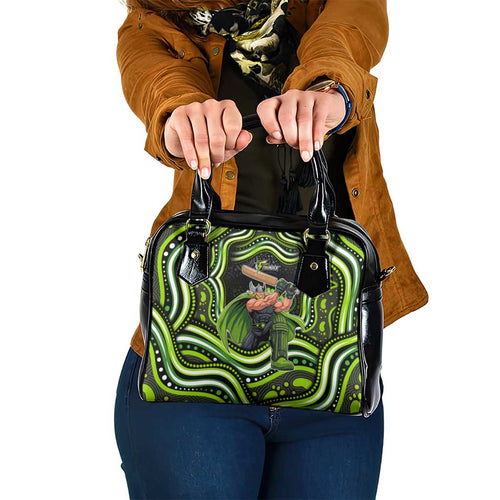 Sydney Thunder Cricket Shoulder Handbag Australian Cricket Mascot - Modern Indigenous Style