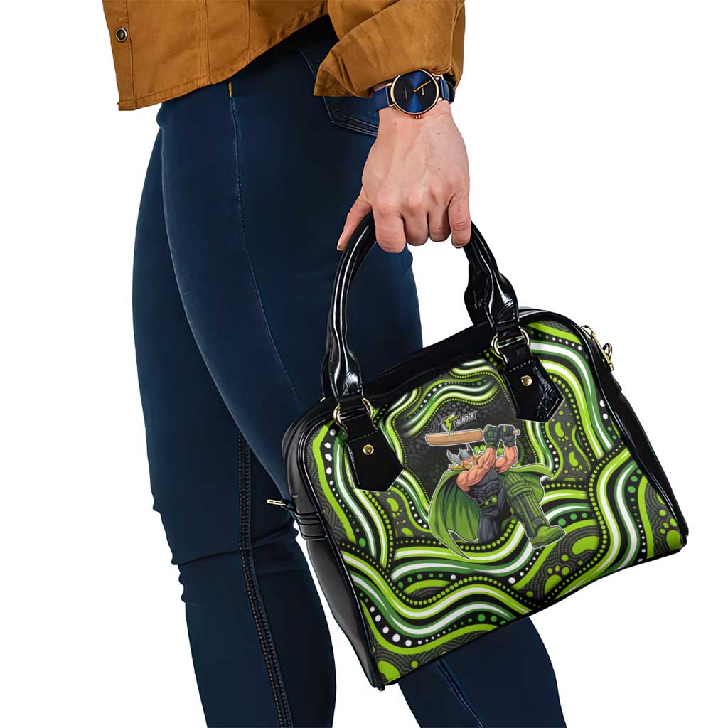 Sydney Thunder Cricket Shoulder Handbag Australian Cricket Mascot - Modern Indigenous Style