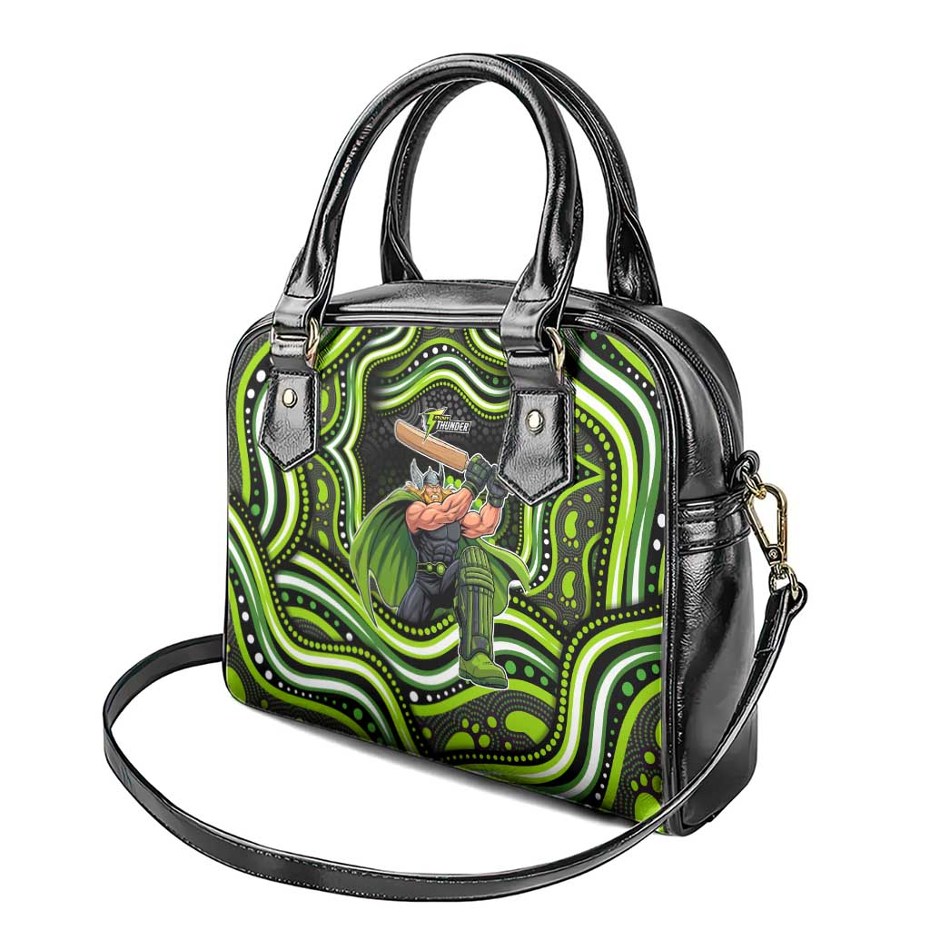 Sydney Thunder Cricket Shoulder Handbag Australian Cricket Mascot - Modern Indigenous Style