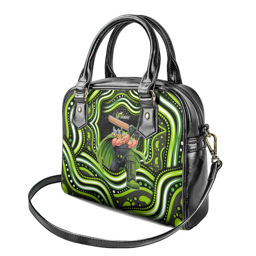 Sydney Thunder Cricket Shoulder Handbag Australian Cricket Mascot - Modern Indigenous Style