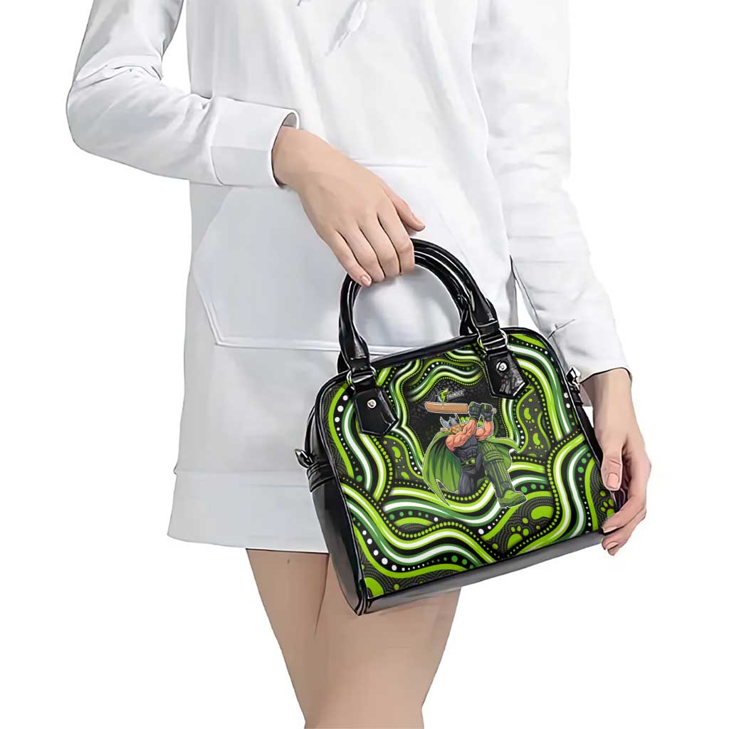 Sydney Thunder Cricket Shoulder Handbag Australian Cricket Mascot - Modern Indigenous Style