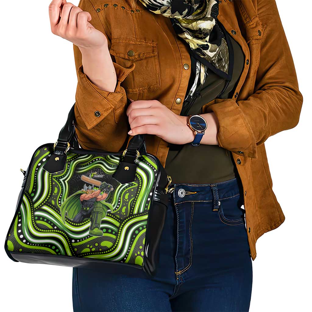 Sydney Thunder Cricket Shoulder Handbag Australian Cricket Mascot - Modern Indigenous Style
