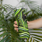Sydney Thunder Cricket Skinny Tumbler Australian Cricket Mascot - Modern Indigenous Style
