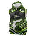 Sydney Thunder Cricket Sleeveless Hoodie Australian Cricket Mascot - Modern Indigenous Style