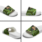 Sydney Thunder Cricket Slide Sandals Australian Cricket Mascot - Modern Indigenous Style