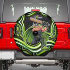 Sydney Thunder Cricket Spare Tire Cover Australian Cricket Mascot - Modern Indigenous Style