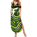 Sydney Thunder Cricket Summer Maxi Dress Australian Cricket Mascot - Modern Indigenous Style