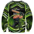 Sydney Thunder Cricket Sweatshirt Australian Cricket Mascot - Modern Indigenous Style