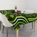 Sydney Thunder Cricket Tablecloth Australian Cricket Mascot - Modern Indigenous Style