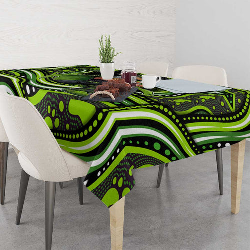 Sydney Thunder Cricket Tablecloth Australian Cricket Mascot - Modern Indigenous Style